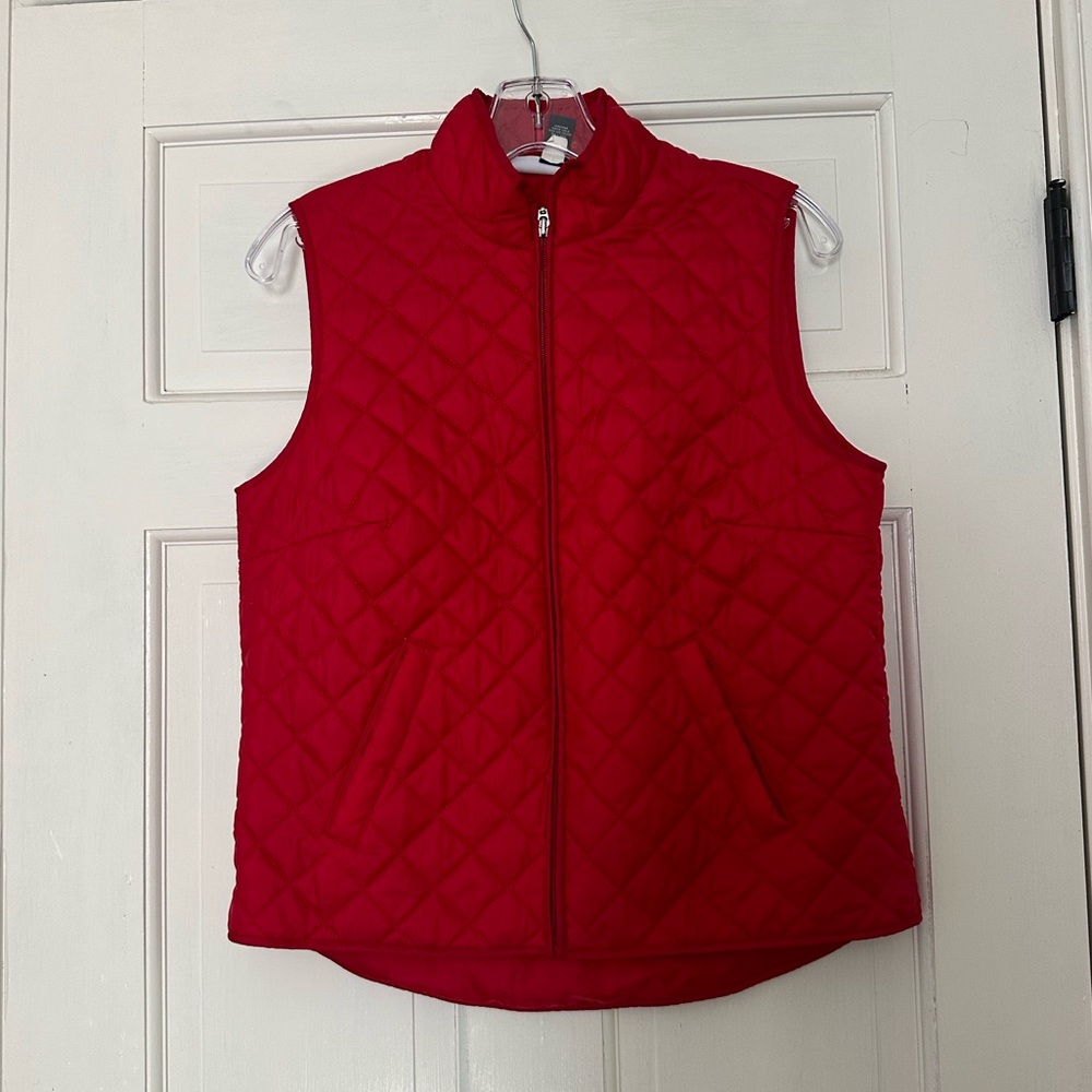 Karen Scott Red Vest